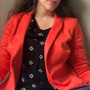 Blood orange blazer